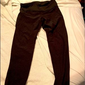 Workout Leggings XXL , full length - dark charcoal